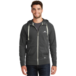 New Era Sueded Cotton Blend Full-Zip Hoodie
