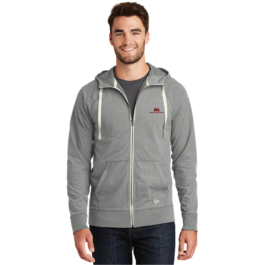 New Era Sueded Cotton Blend Full-Zip Hoodie